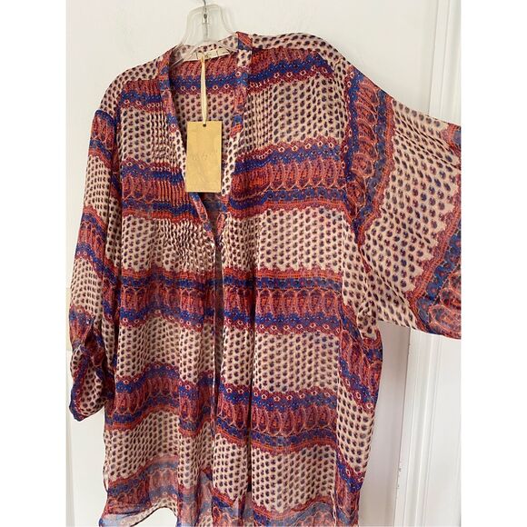 Gibson 100% Silk Tunic Sz 3X NWT - Picture 6 of 7